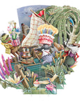The Riverbank - Top of the World Pop Up Greetings Card