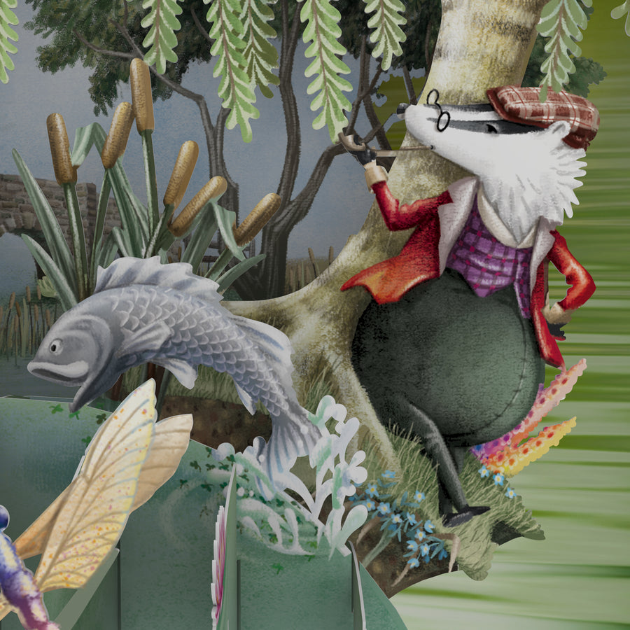 The Riverbank - Top of the World Pop Up Greetings Card