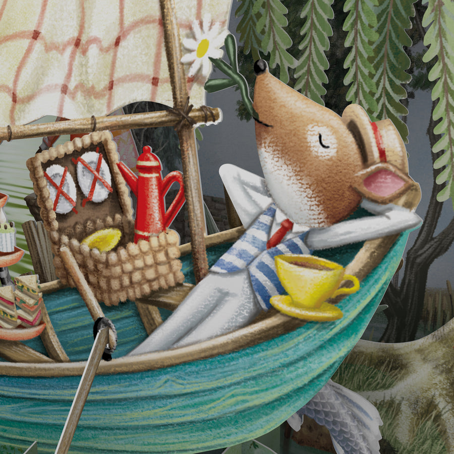 The Riverbank - Top of the World Pop Up Greetings Card
