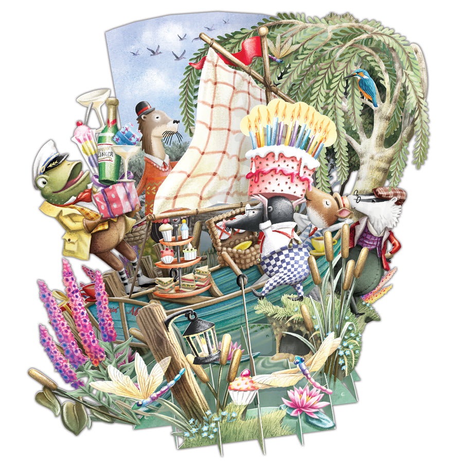 The Riverbank - Top of the World Pop Up Greetings Card