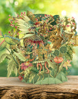 "Fairy Cages" - Top of the World Pop Up Greetings Card