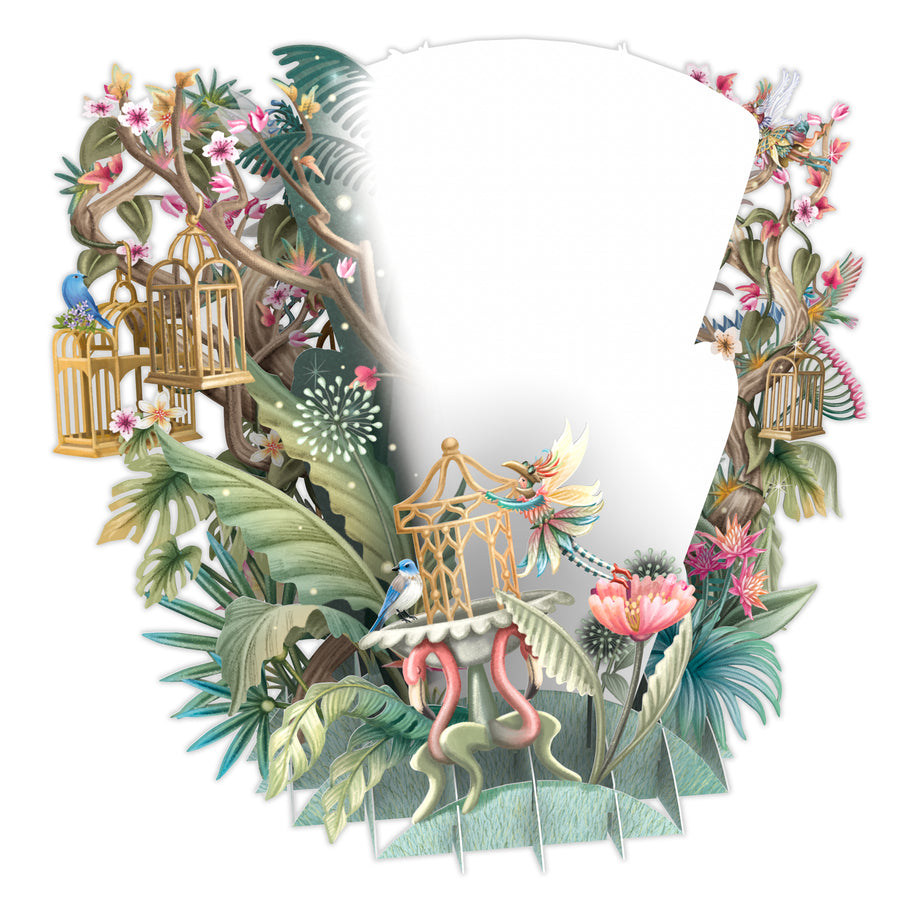 "Fairy Cages" - Top of the World Pop Up Greetings Card