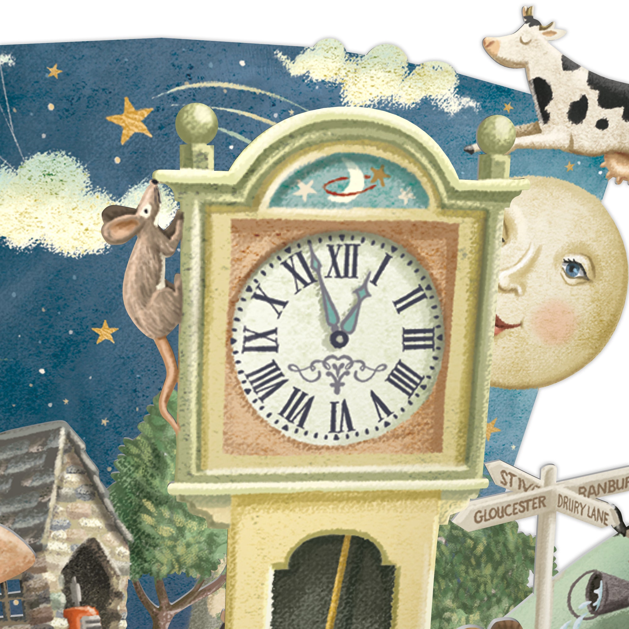 &quot;Nursery Rhymes&quot; - Top of the World Pop Up Greetings Card