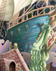 "Pirate Ship" - Top of the World Pop Up Greetings Card