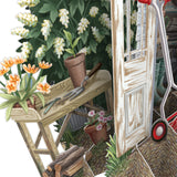 "Shed Quarters" - Top of the World Pop Up Greetings Card