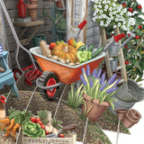 "Shed Quarters" - Top of the World Pop Up Greetings Card