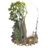 "Shed Quarters" - Top of the World Pop Up Greetings Card