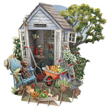 "Shed Quarters" - Top of the World Pop Up Greetings Card