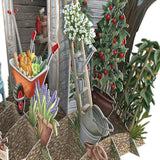 "Shed Quarters" - Top of the World Pop Up Greetings Card