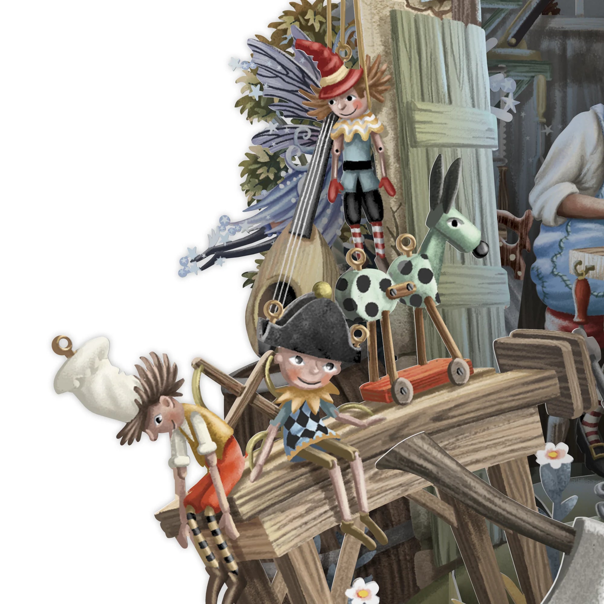 &quot;Pinocchio&quot; - Top of the World Pop Up Greetings Card