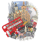 "London" - Top of the World Pop Up Greetings Card