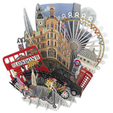 "London" - Top of the World Pop Up Greetings Card