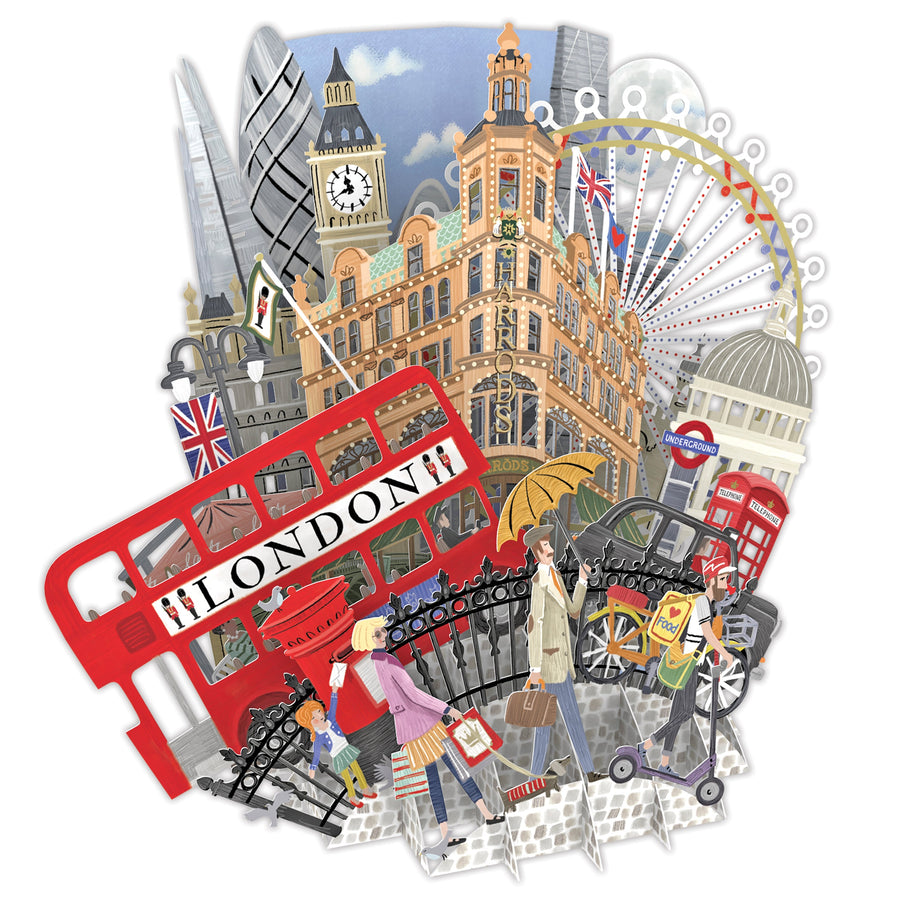 "London" - Top of the World Pop Up Greetings Card
