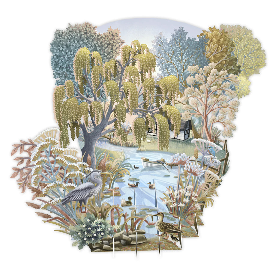 "Summer" - Top of the World Pop Up Greetings Card