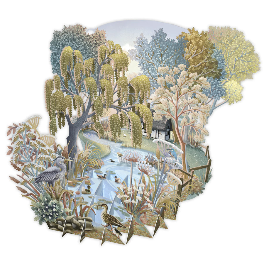 "Summer" - Top of the World Pop Up Greetings Card