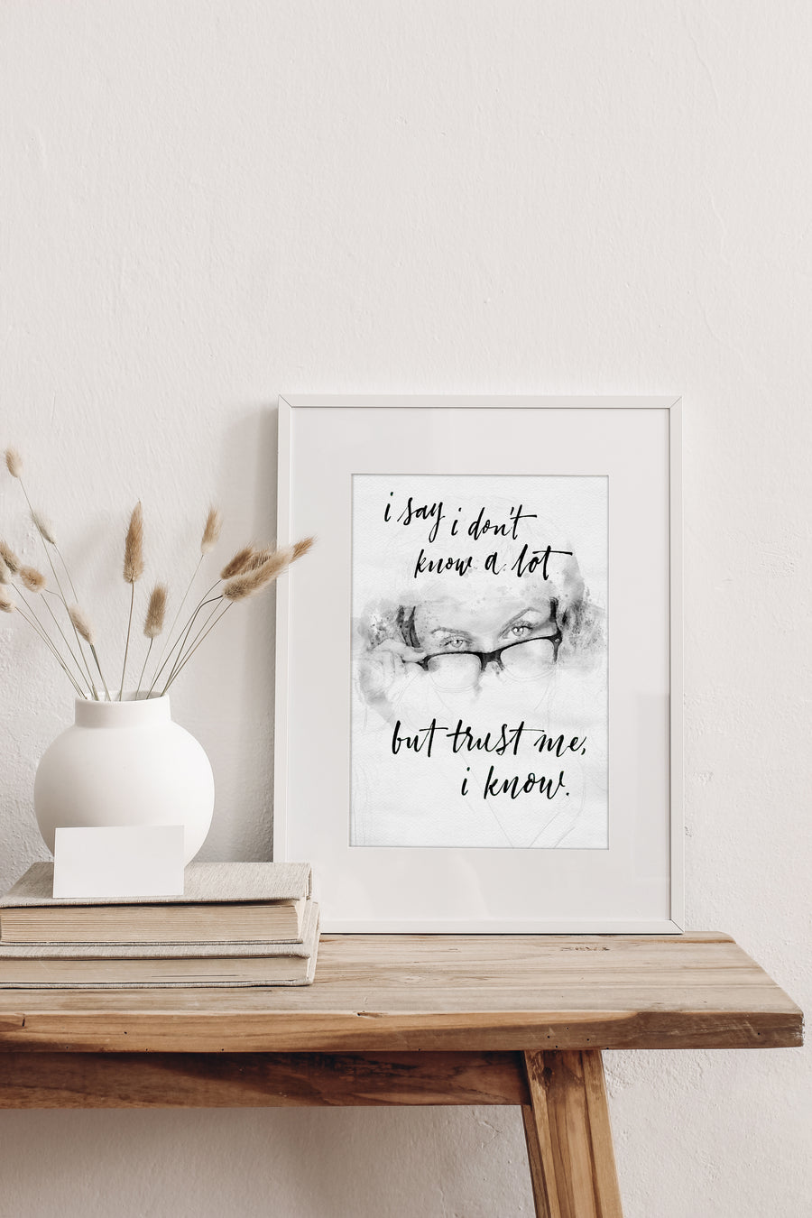 "Trust Me" Art Poster