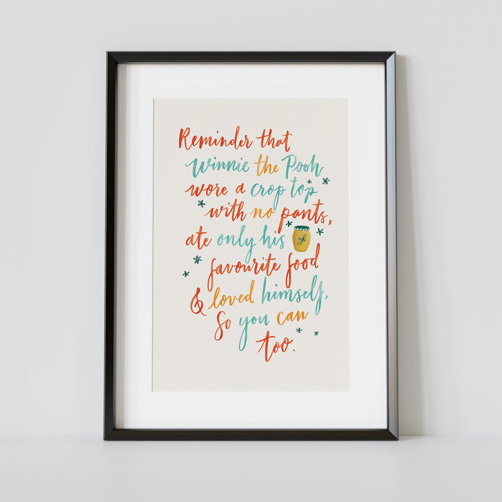 "Winnie" Art Poster