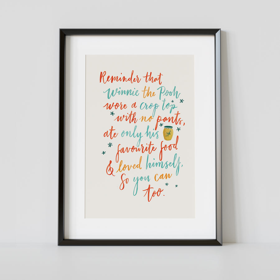 "Winnie" Art Poster