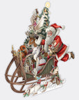 "Woodland Sleigh" - 3D Pop Up Christmas Card