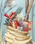 "Woodland Sleigh" - 3D Pop Up Christmas Card