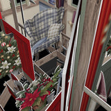 "Christmas Hut" - 3D Pop Up Christmas Card