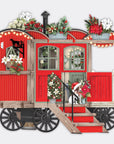 "Christmas Hut" - 3D Pop Up Christmas Card