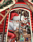 "Santa's Windmill" - 3D Pop Up Christmas Card