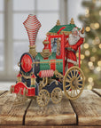 "Santa's Train" - 3D Pop Up Christmas Card