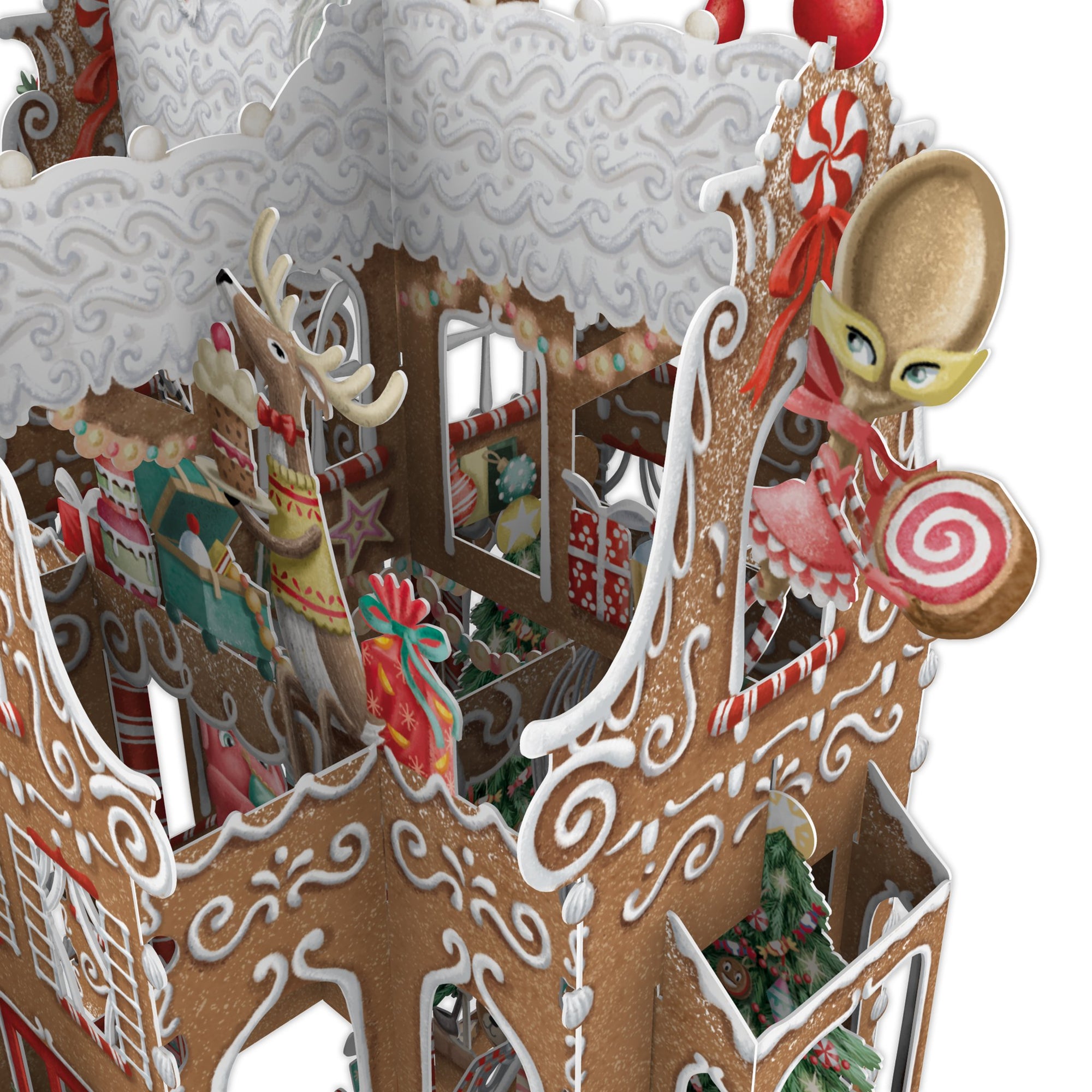 &quot;Gingerbread House&quot; - 3D Pop Up Christmas Card