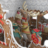 "Gingerbread House" - 3D Pop Up Christmas Card