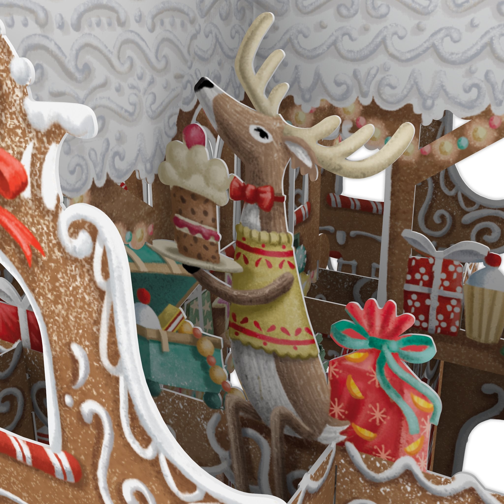 &quot;Gingerbread House&quot; - 3D Pop Up Christmas Card