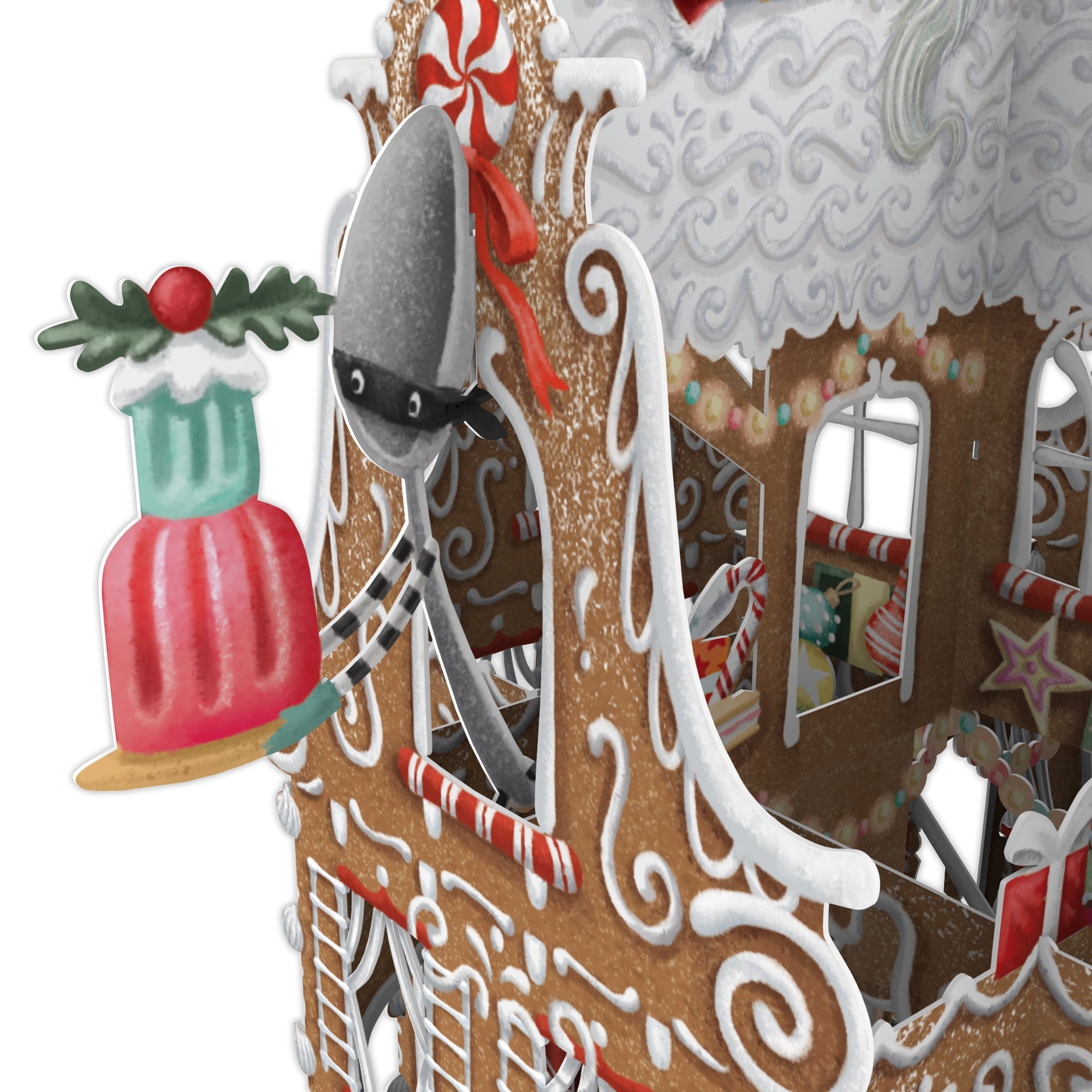 &quot;Gingerbread House&quot; - 3D Pop Up Christmas Card