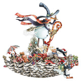 "Umbrella Sleigh" - 3D Pop Up Christmas Card