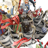 "Umbrella Sleigh" - 3D Pop Up Christmas Card