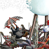 "Umbrella Sleigh" - 3D Pop Up Christmas Card