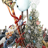 "Umbrella Sleigh" - 3D Pop Up Christmas Card