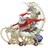 "Santa's Moon Sleigh" - 3D Pop Up Christmas Card’