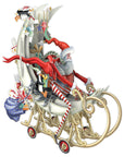 "Santa's Moon Sleigh" - 3D Pop Up Christmas Card