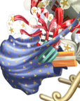 "Santa's Moon Sleigh" - 3D Pop Up Christmas Card
