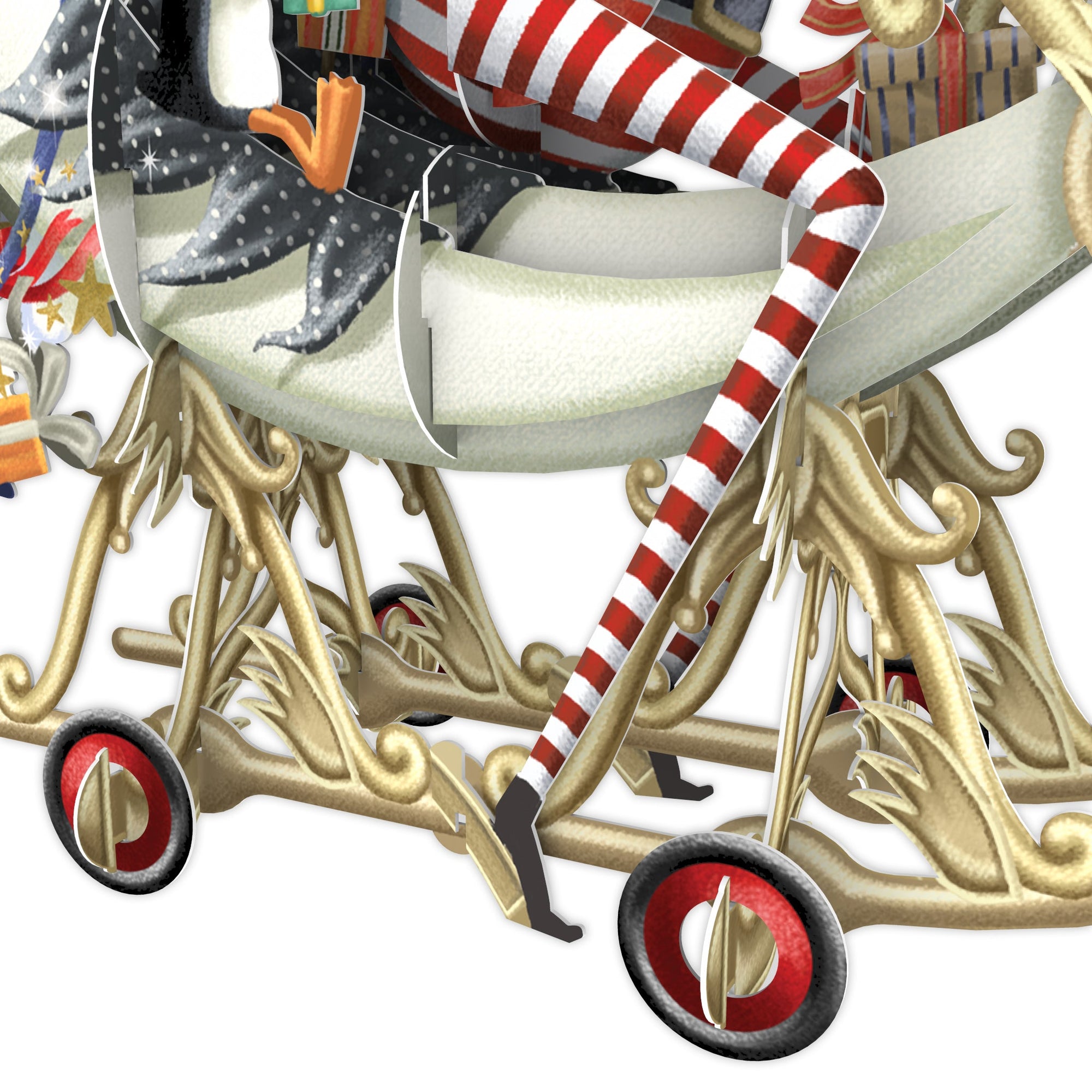 &quot;Santa&#39;s Moon Sleigh&quot; - 3D Pop Up Christmas Card’