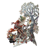 "Hare Racing" - 3D Pop Up Christmas Card