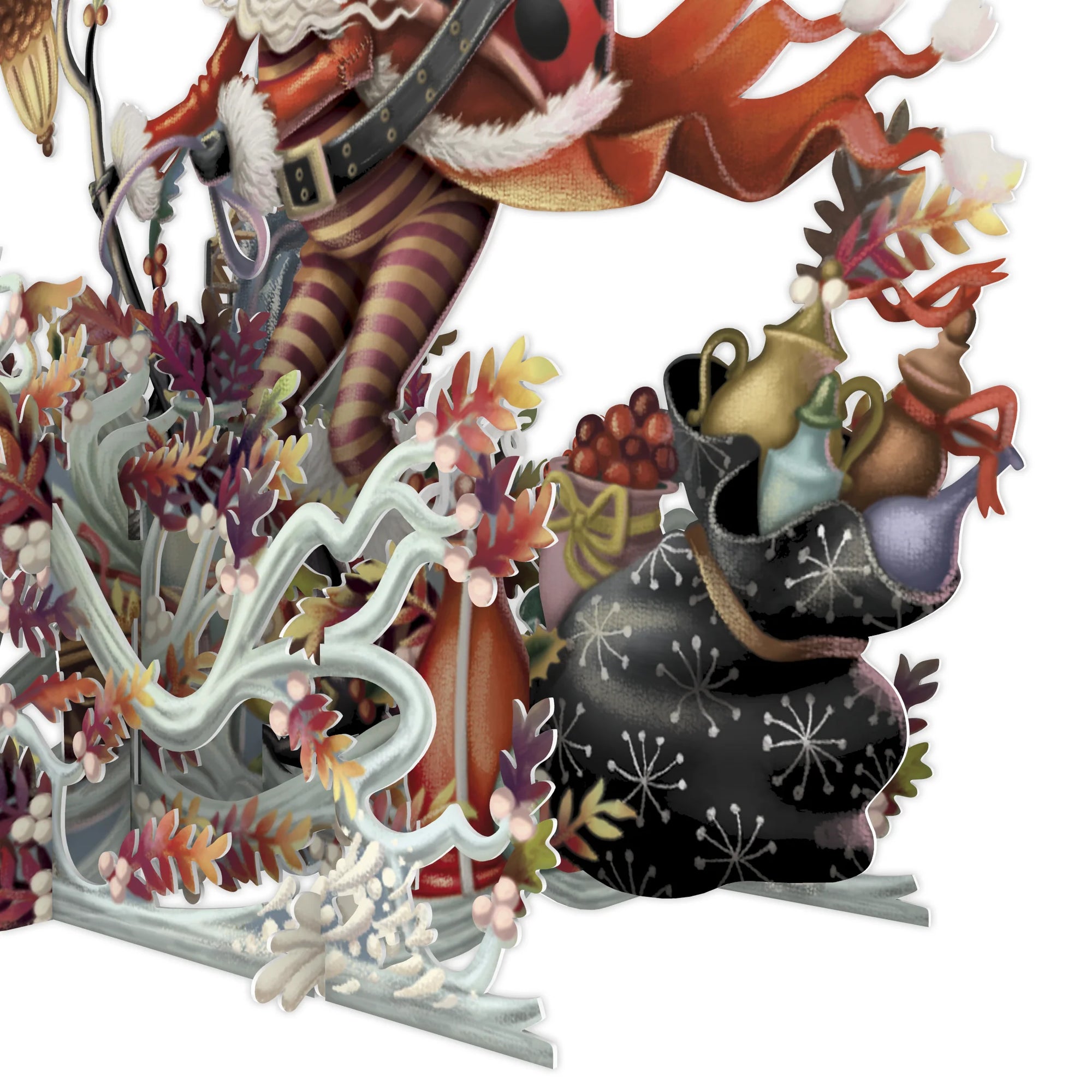 &quot;Hare Racing&quot; - 3D Pop Up Christmas Card