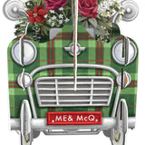 "Tartan Car" - 3D Pop Up Christmas Card