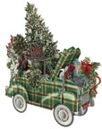 "Tartan Car" - 3D Pop Up Christmas Card