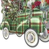 "Tartan Car" - 3D Pop Up Christmas Card