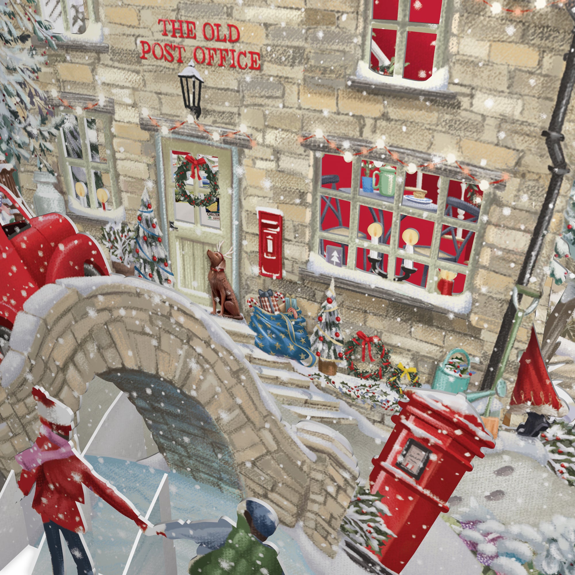 Christmas at the Old Post Office&quot; - Top of the World Christmas Card