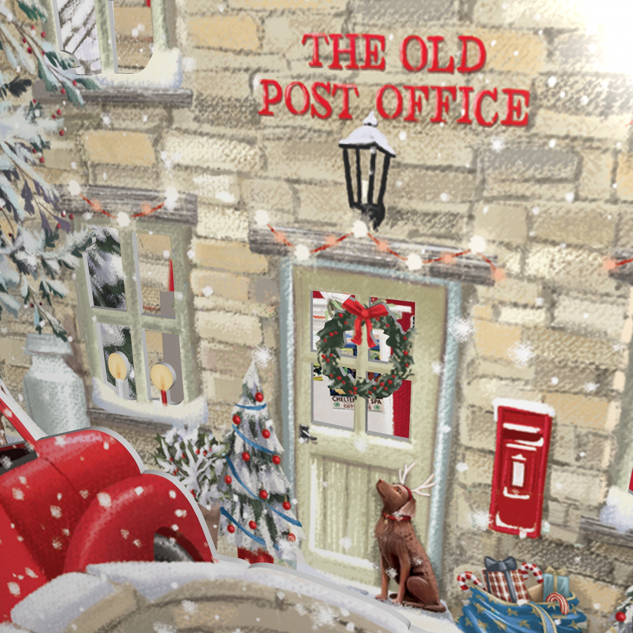 Christmas at the Old Post Office&quot; - Top of the World Christmas Card