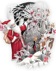 Santa & Fairy Pop Up Christmas Card