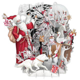 Santa & Fairy Pop Up Christmas Card