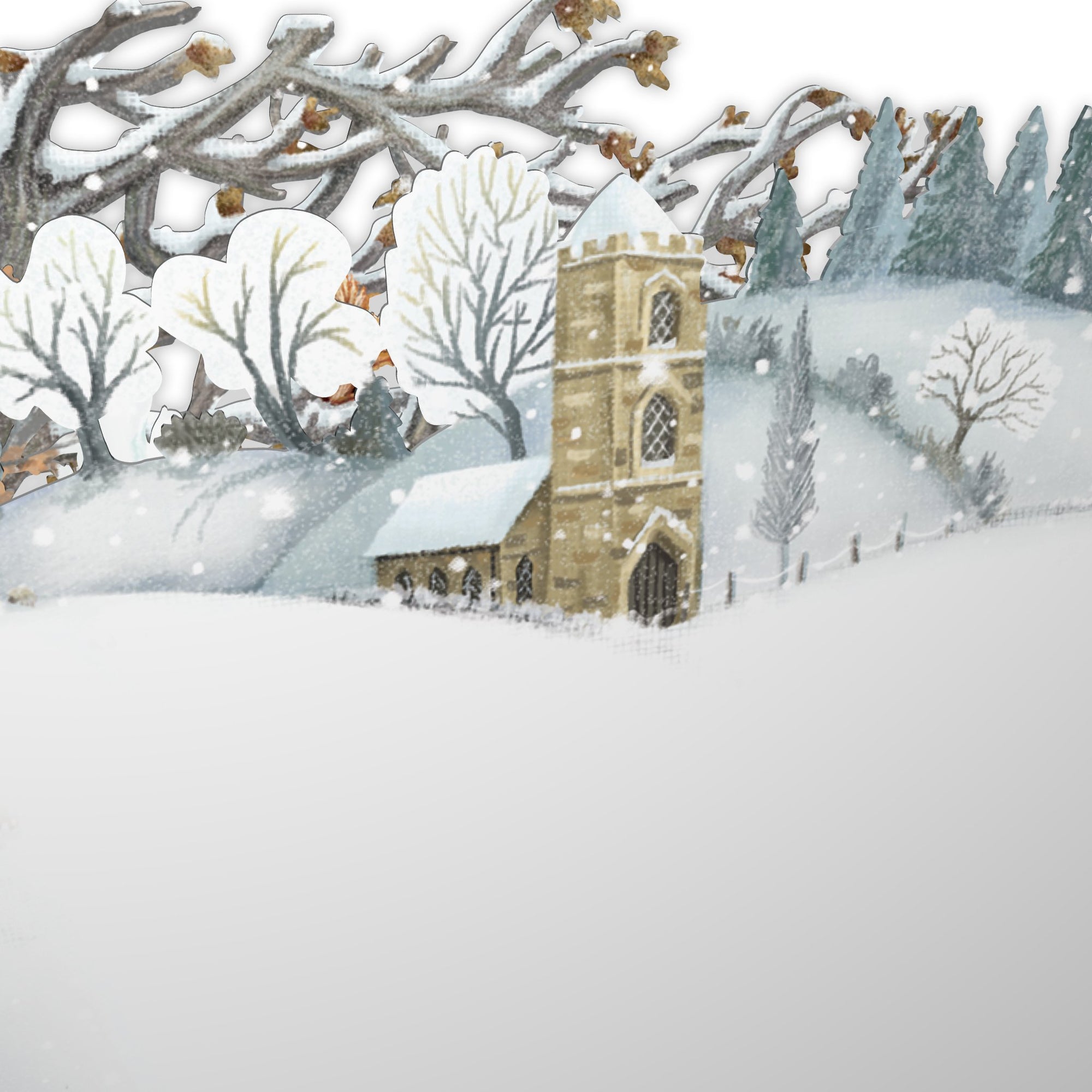 &quot;Let it Snow&quot; - Top of the World Card